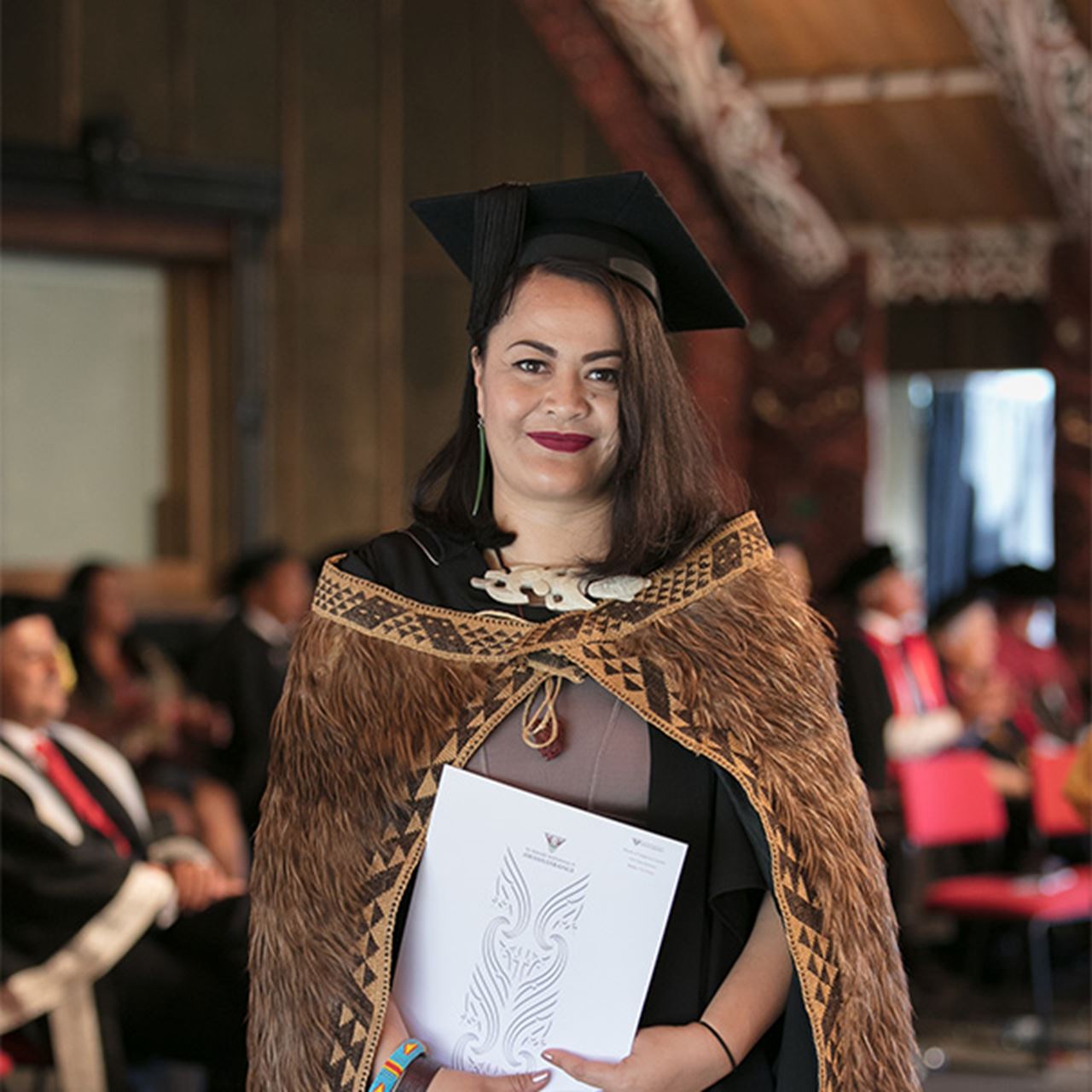 Hinerangi Busby graduated with the Masters of Indigenous Studies in 2018