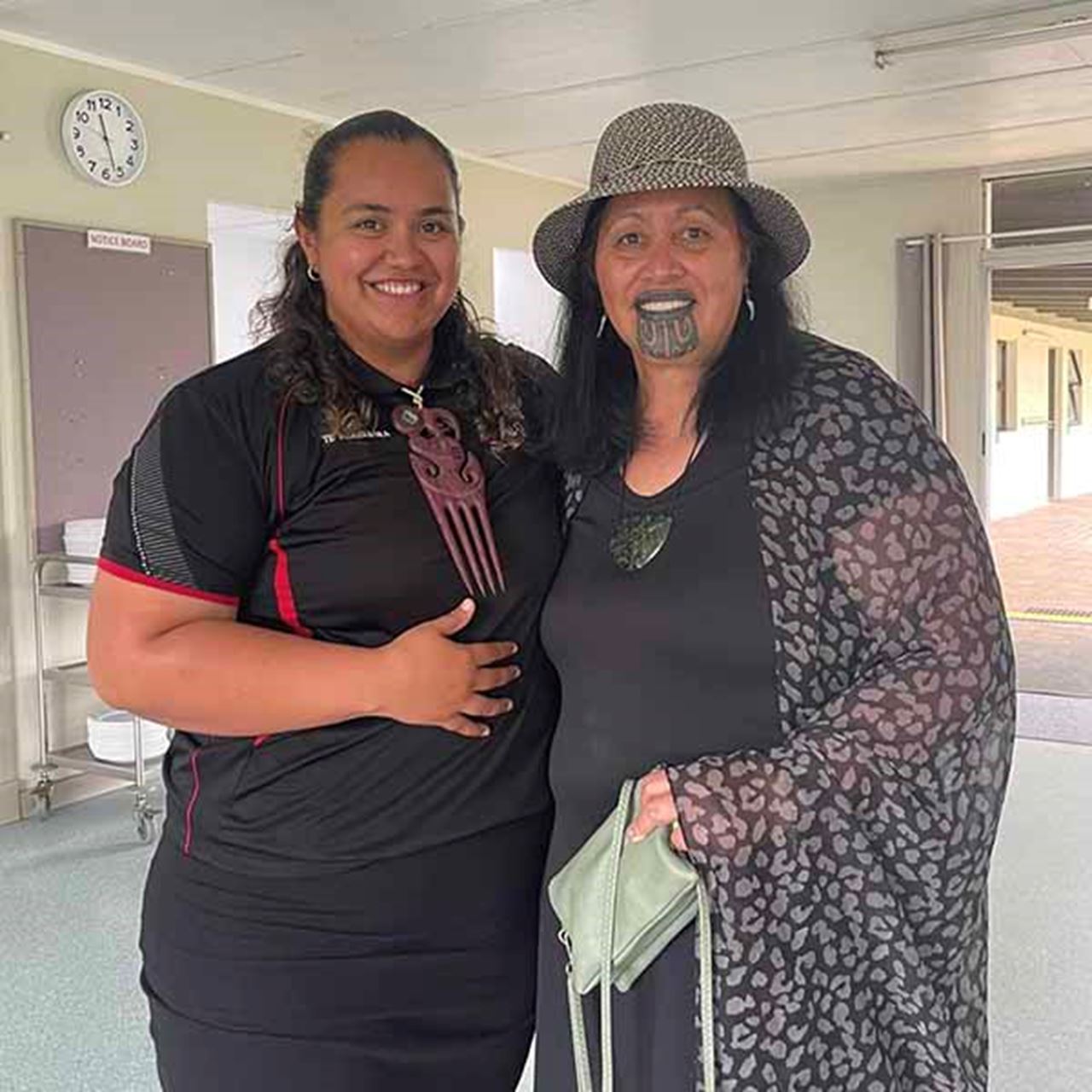 From left: Makaea Tihi, Whaea Waitangi Black