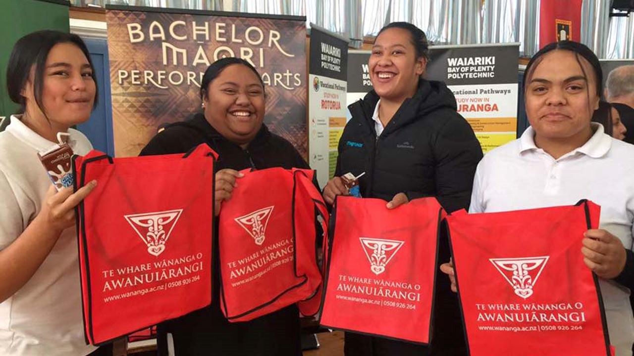 Students from Whakatāne High School visit our site at the EBOP Careers Expo