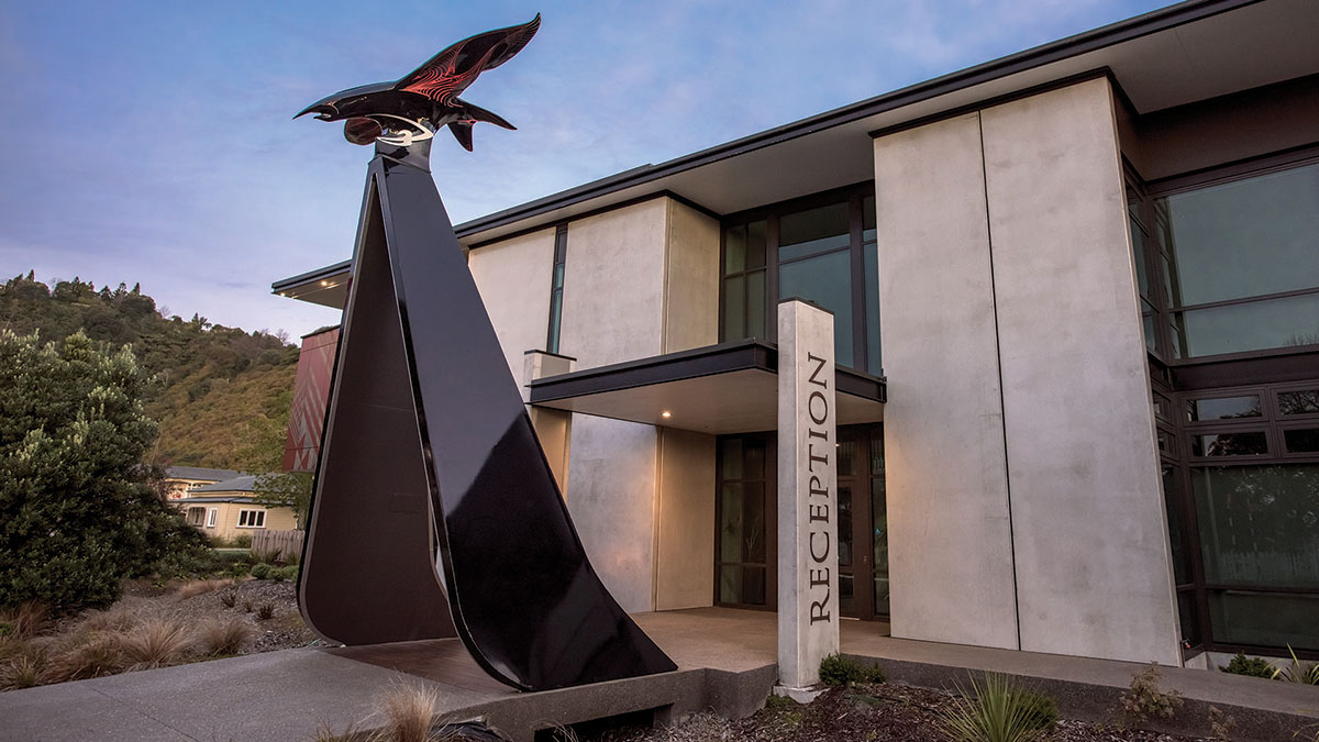 Entrance to Te Whare Wānanga o Awanuiārangi Whakatāne campus