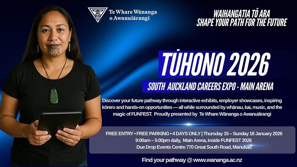 Tūhono 2026 Poster