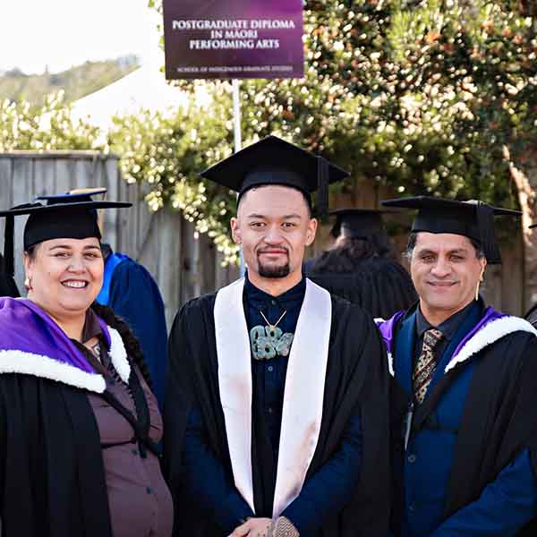 Students are proud to wear their graduation regalia