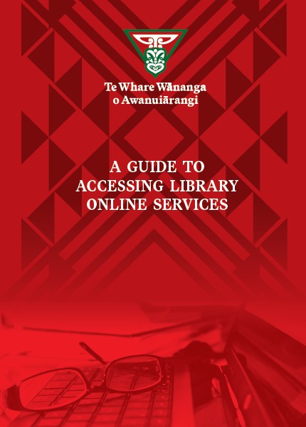 cover of Te Whare Wānanga o Awanuiārangi Library Guide