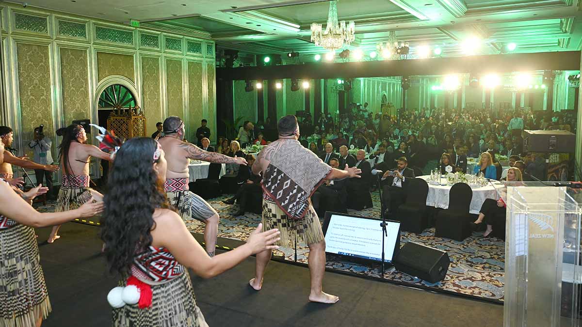 Māori Performance at Taj Mahal Palace Hotel, Mumbai